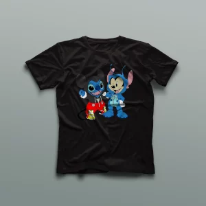 Camiseta Personalizada Mickey y Stitch